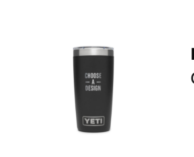 A customizable Yeti cup
